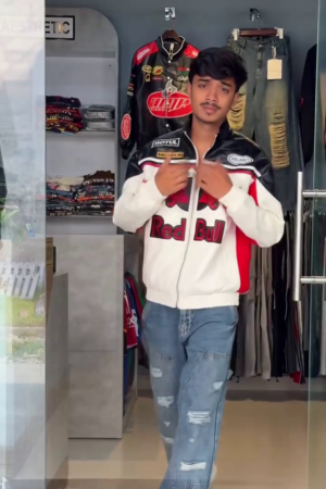 🔥 Premium Racing-Inspired Biker Jackets – Ferrari & Red Bull Edition 🔥