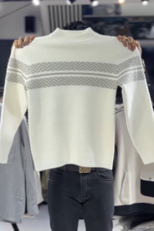 ❄️ Premium Chevron Knit Winter Sweater – Warmth with Modern Elegance ❄️