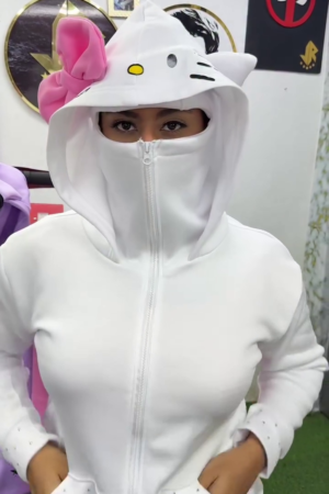 ✨ Kawaii Kitty Zip-Up Hoodie – Cozy Cute Meets Street Style ✨