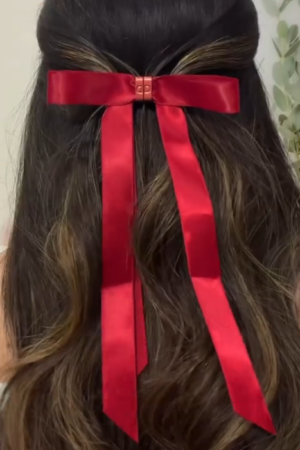 🎀 Bow-Decorated Hair Clip – Cute, Chic & Effortlessly Stylish ✨