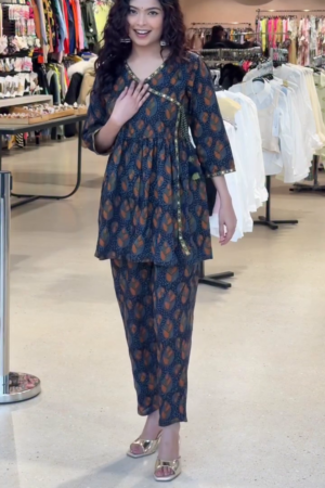 Effortless Comfort: Ladies’ Cotton Co-ord Set for Everyday Wear