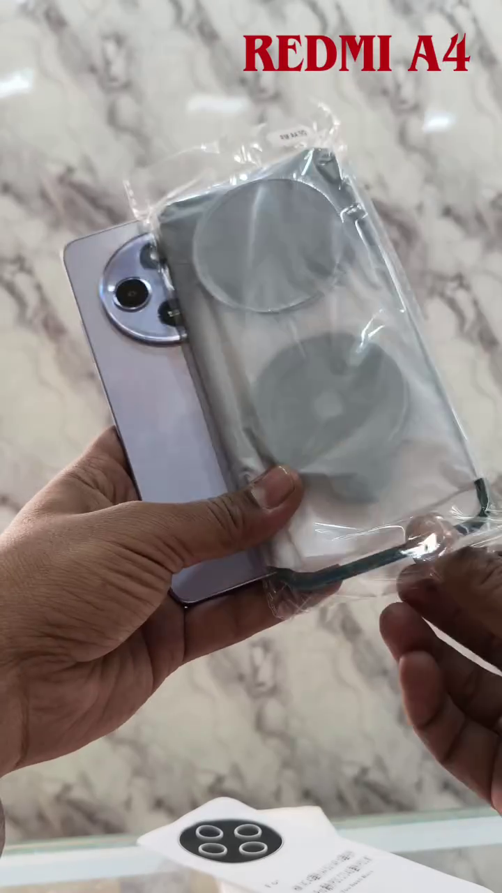 Redmi A4 Luxury Camera Lens Case – Stylish Protective Cover