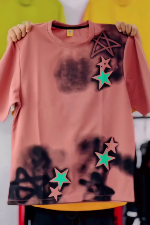 Urban Star Graphic Oversized T-Shirt โ Trendy Casual Streetwear