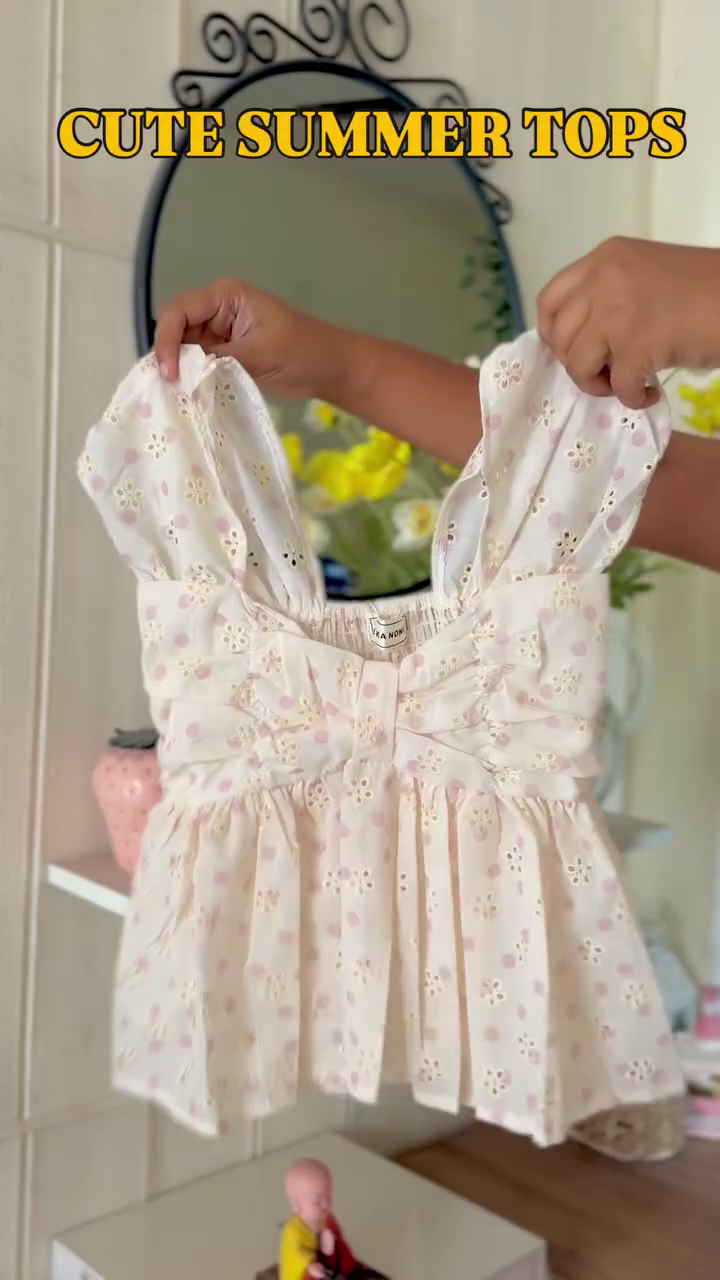 Cute Summer Bow Peplum Top – Sweet, Stylish & Perfect for Sunny Days - Image 6