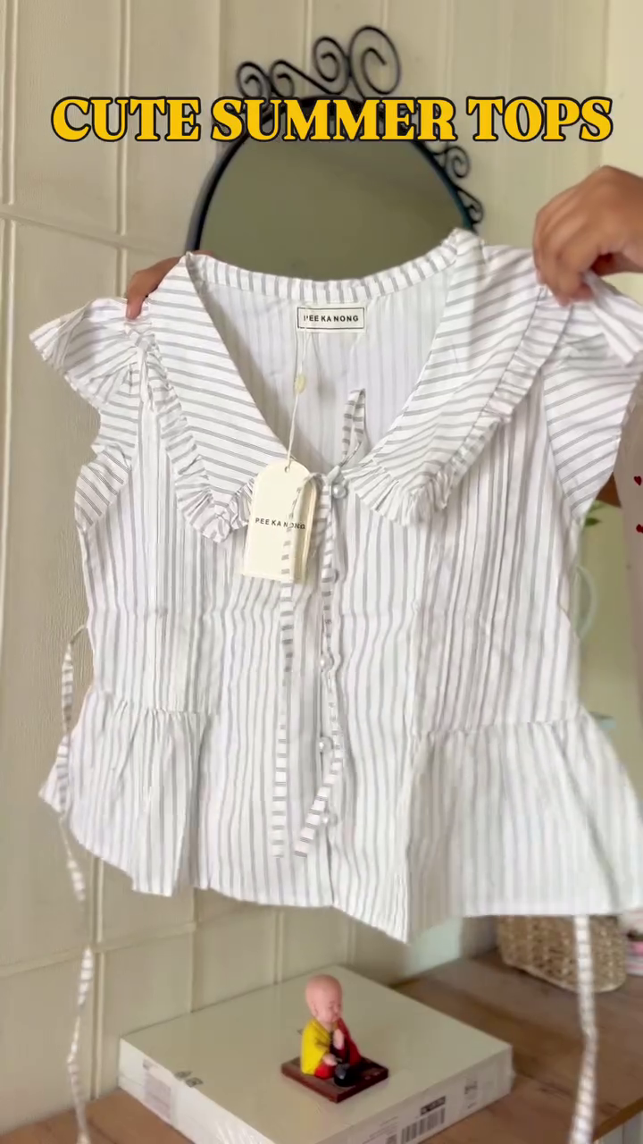 Cute Summer Bow Peplum Top – Sweet, Stylish & Perfect for Sunny Days - Image 4