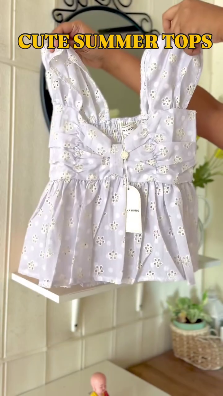 Cute Summer Bow Peplum Top – Sweet, Stylish & Perfect for Sunny Days