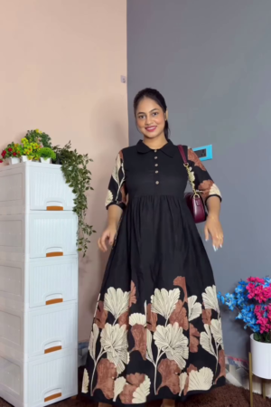 Embrace Timeless Grace with This Elegant Embroidered Maxi Dress for Effortless Everyday Charm