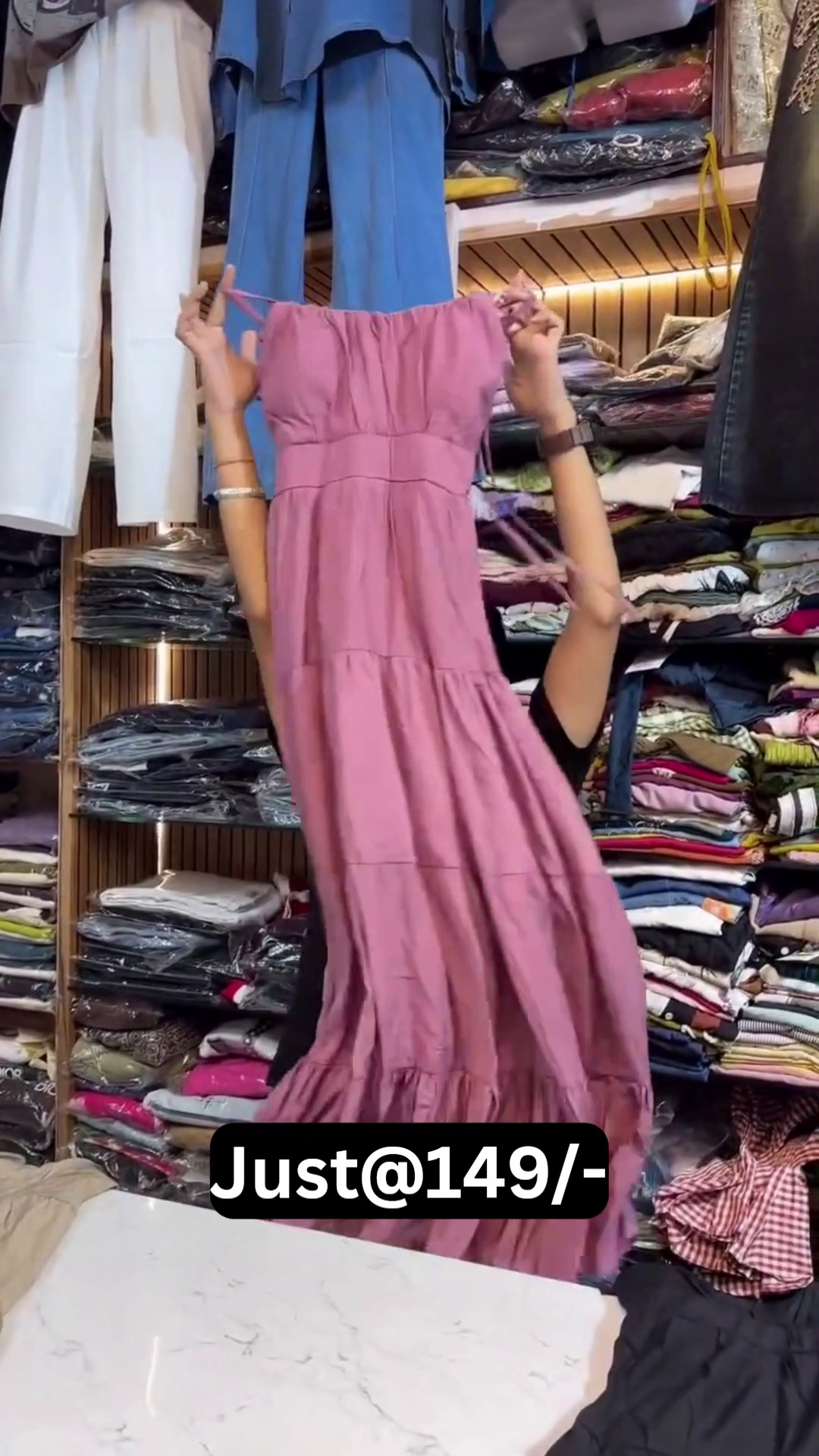 Women's Smocked Tiered Maxi Dress | Elegant Sleeveless Cotton Summer Dress for Casual & Vacation Wear - Image 3