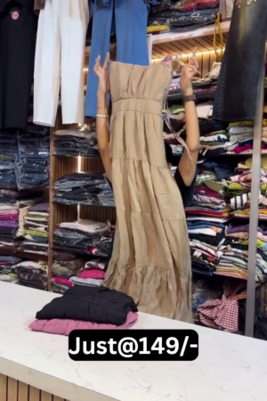 Women's Smocked Tiered Maxi Dress | Elegant Sleeveless Cotton Summer Dress for Casual & Vacation Wear