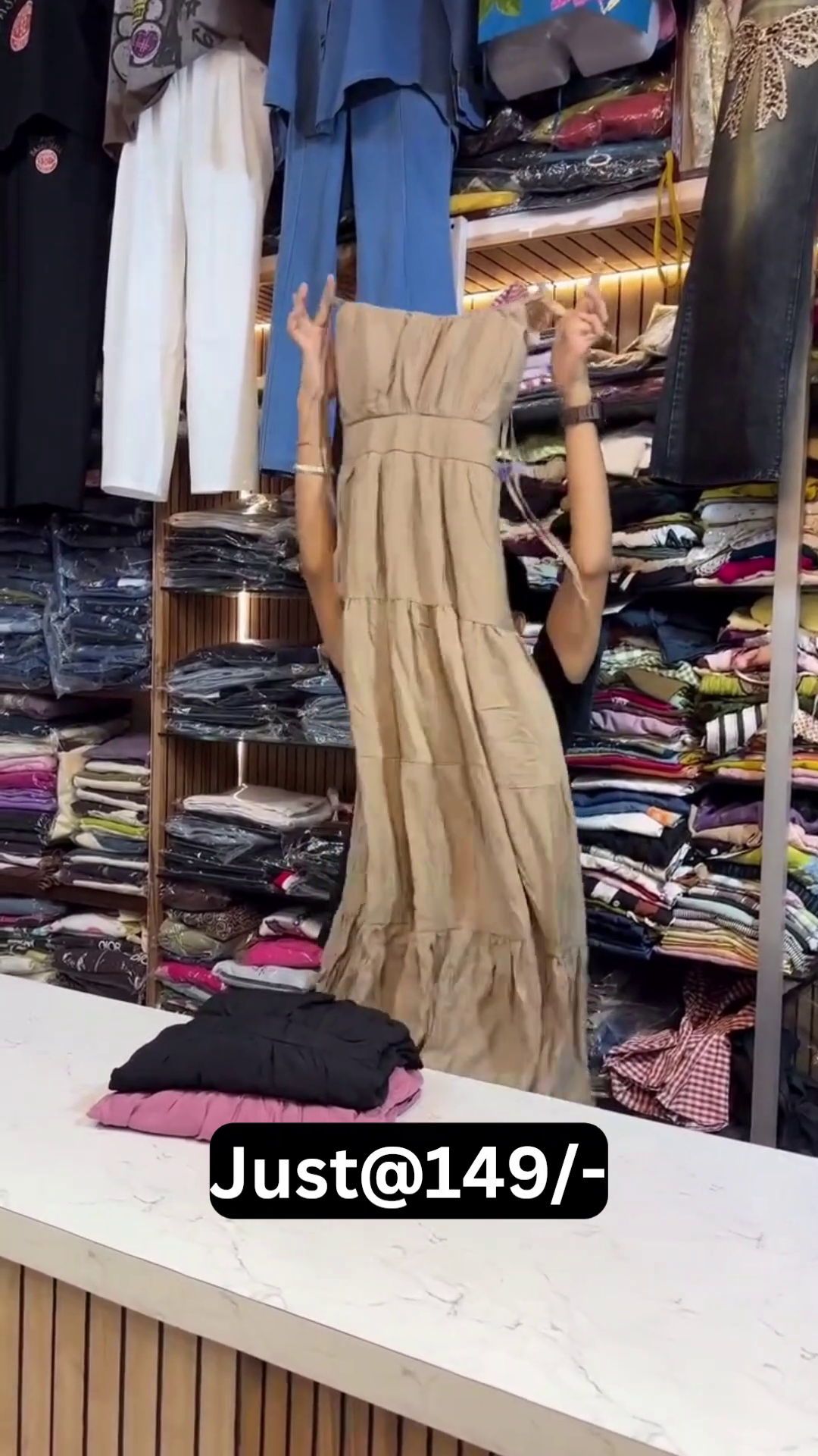 Women's Smocked Tiered Maxi Dress | Elegant Sleeveless Cotton Summer Dress for Casual & Vacation Wear