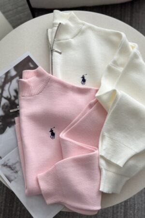 Elevate Your Wardrobe with a Premium Soft Knit Zip-Up Sweater Collection