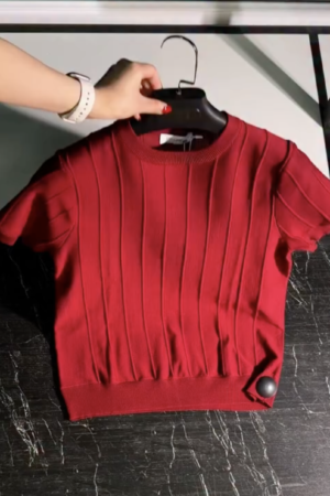 Bold Casual Streetwear Look with a Rich Red Polo T-Shirt, White Denim, Statement Sunglasses and Modern Watch